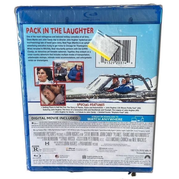 Planes, Trains, and Automobiles (Blu-ray + digital) New / Sealed - Picture 2 of 3